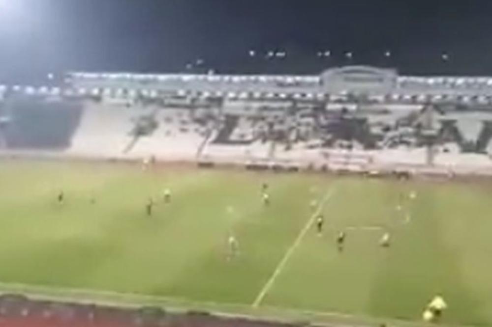 JEZIV PRIZOR U HUMSKOJ: Pogađajte koliko ima navijača na stadionu? Sigurno možete i sami da izbrojite! (FOTO)