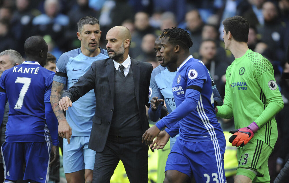 Aleksandar Kolarov i Pep Gvardiola u Mančester sitiju