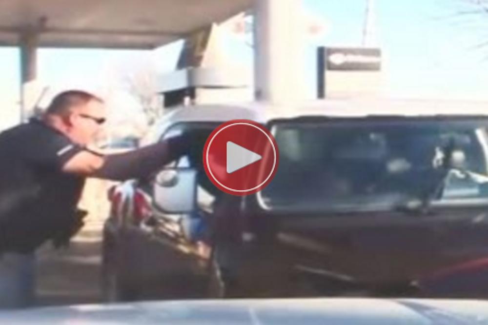 Hteo je da ukrade kola, ALI SU NAIŠLI PANDURI! (VIDEO)