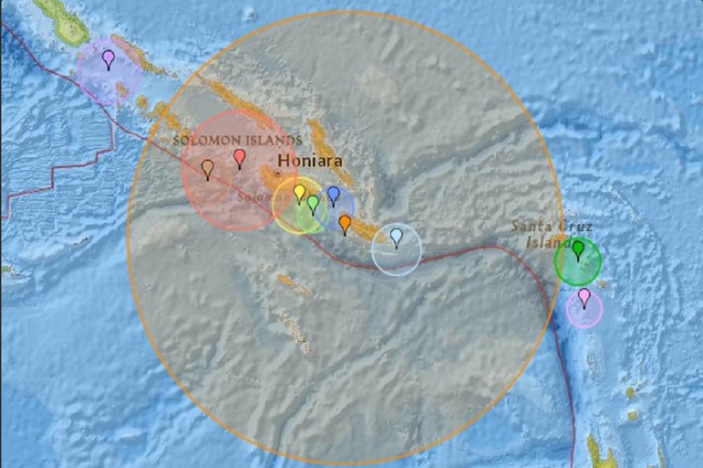 PRAVI HOROR: Zemljotres od 8 stepeni pogodio Solomonova ostrva!
