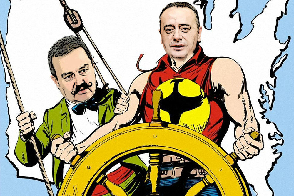 VELIKI ALEK, MISTER KO, PRINC VULIJANT, I OVA DVOJICA: Srpski političari kao strip junaci! (FOTO)