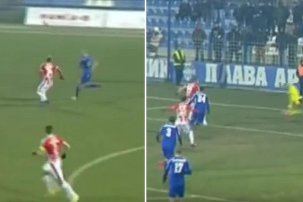Zvezda primila gol posle kiksa velikog talenta, a 30 sekundi kasnije Orlandić se obrukao za sve pare! (VIDEO)