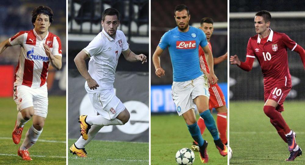 Luka Jović, Andrija Živković, Nikola Maksimović, Mijat Gaćinović