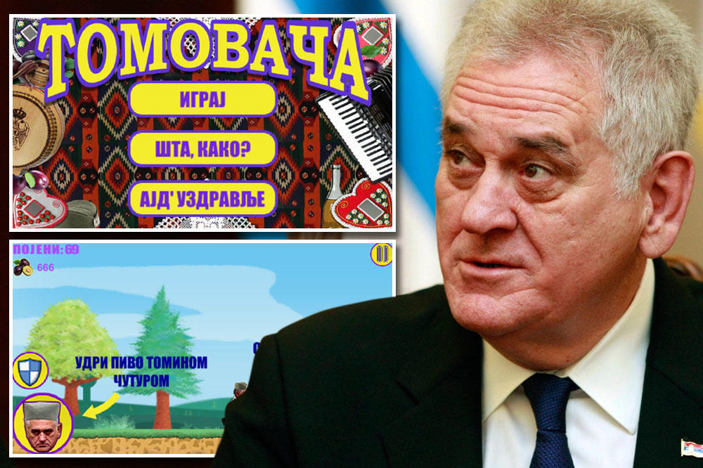 POTPUNI HIT: Predsednik Srbije dospeo u video igricu, skinite i vi TOMOVAČU i sakupljajte šljive! (FOTO)