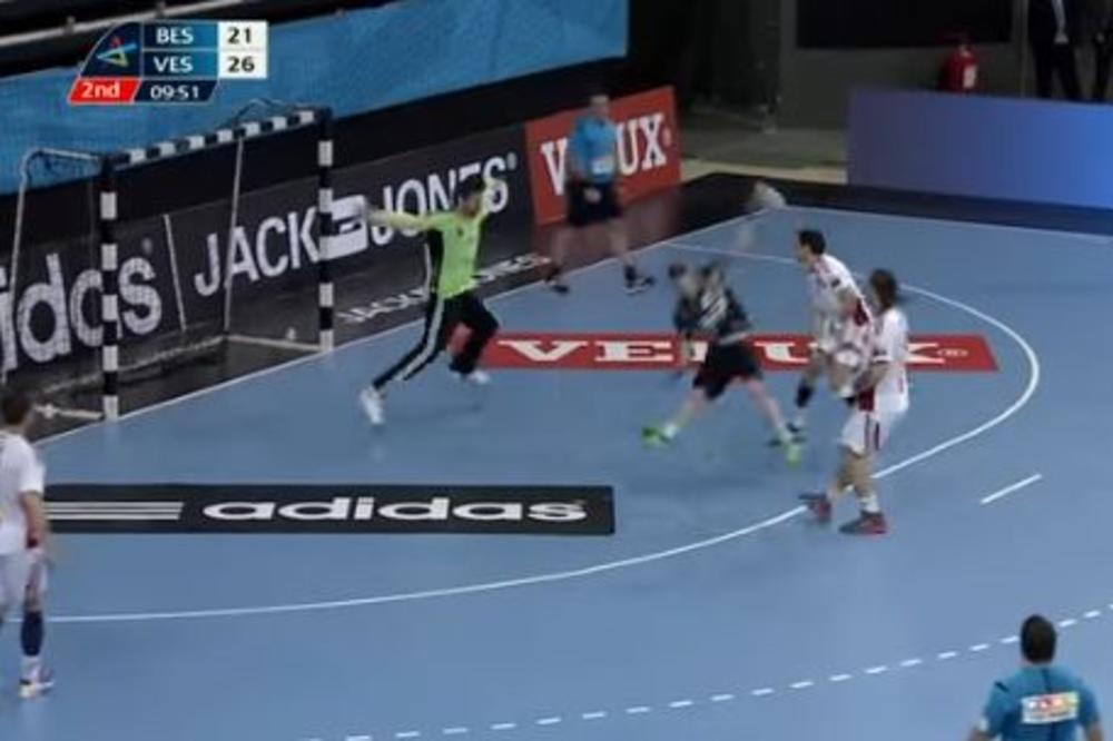Gol godine u rukometnoj Ligi šampiona dao je Srbin! I to Hrvatu! (VIDEO)