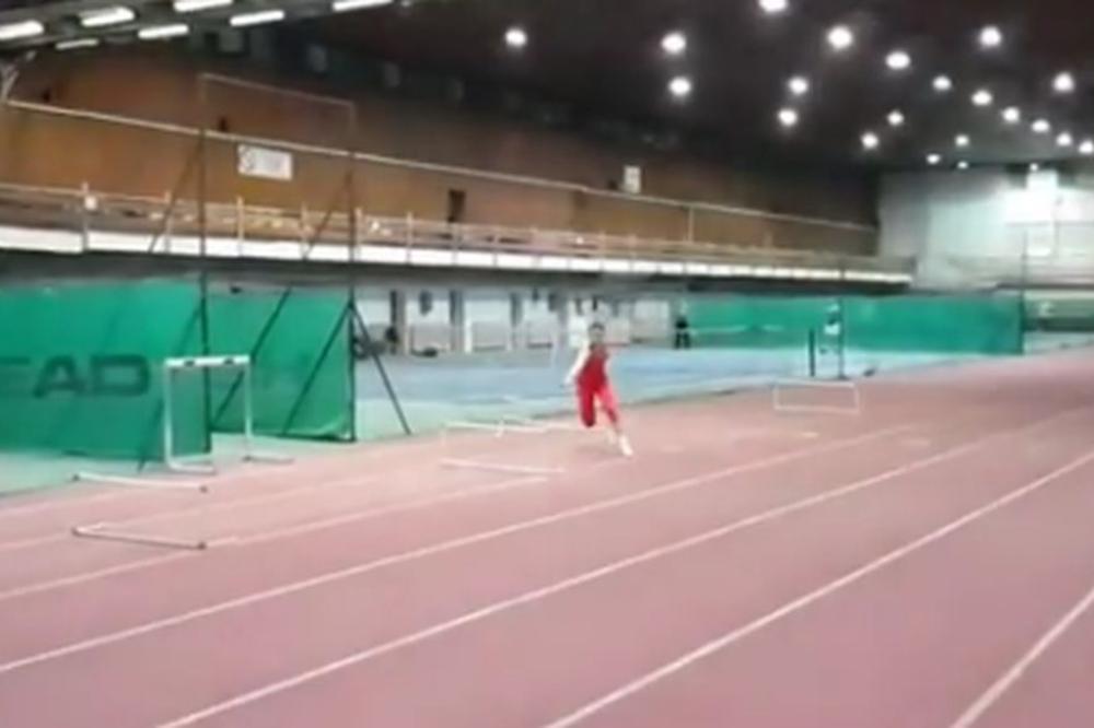 SVE JE ZABRINULA: Ivana Španović opasno pala na treningu! (VIDEO)