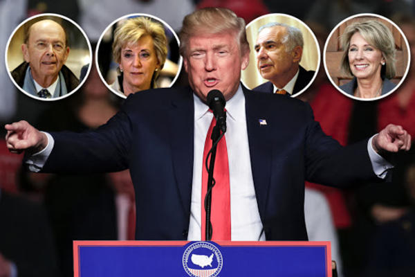 TRAMPOV KABINET TEŽAK 27 MILIJARDI DOLARA: Najbogatiji ima 16 milijardi, a nećete verovati ko ima najmanje para! (FOTO)