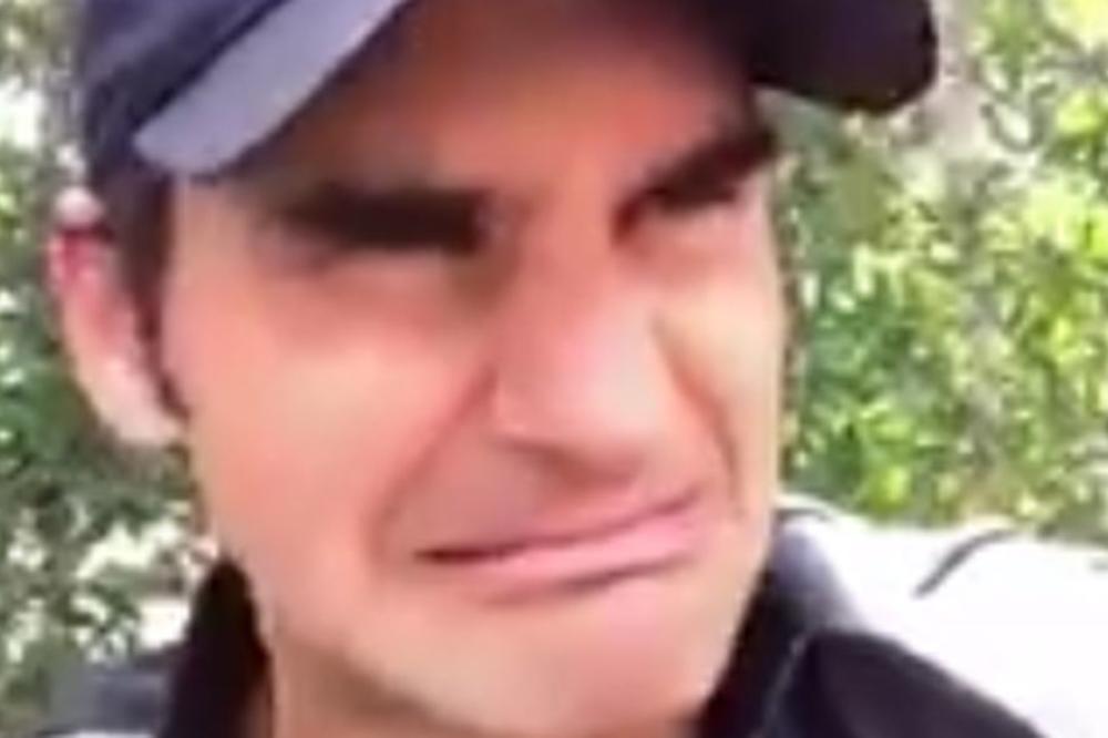 Federer je ovom facom pecnuo Đokovića! (VIDEO)