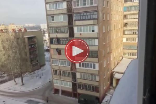 LJUBAVNIK JE POKUŠAO DA POBEGNE KROZ PROZOR: A onda je zažalio što mu ljubavnica živi na 6. spratu! (VIDEO)