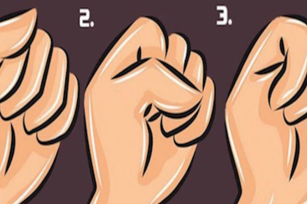 Šta način na koji stiskate pesnicu govori o vama? (FOTO)