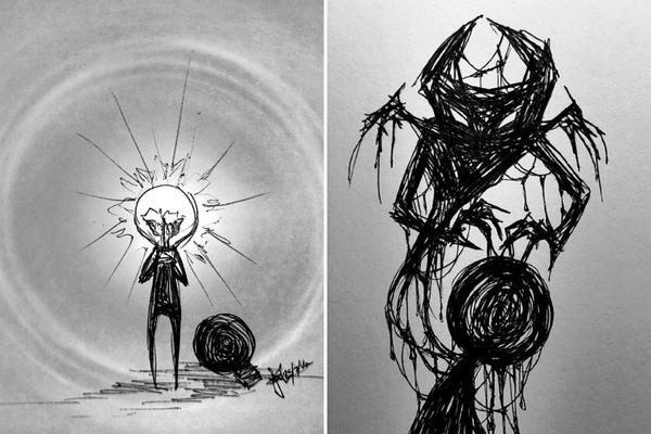 Emocije na papiru: Kroz umetnost je skrenuo pažnju na mentalne bolesti! (FOTO)