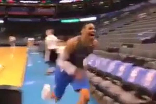 VESTBRUK U EKSTAZI POSLE POBEDE KLIVLENDA: Hvala ti Kajriiiiiiii! (VIDEO)