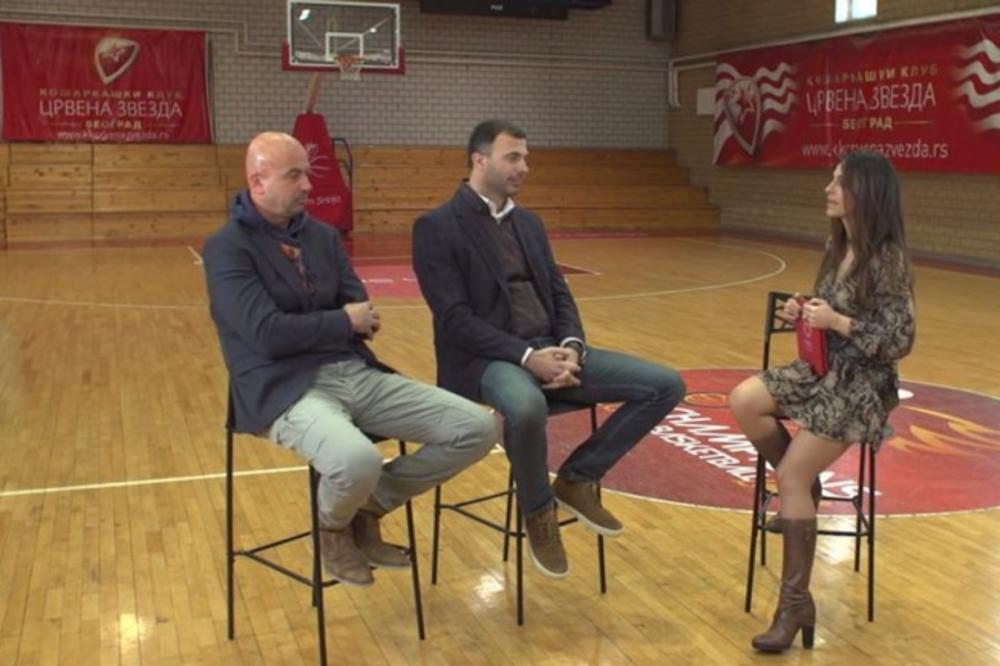 Funkcionerima Zvezde nije nimalo bilo lako tokom intervjua sa provokativno obučenom seksi voditeljkom! (VIDEO)