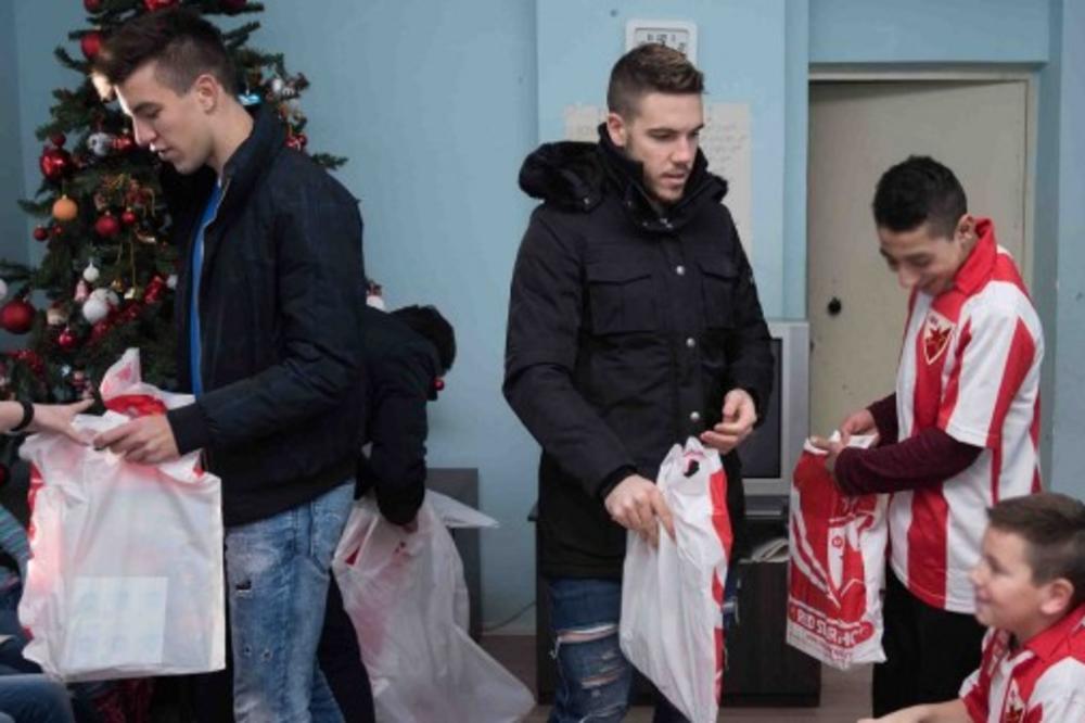 Fudbaleri Crvene zvezde oduševljeni zbog pomoći najmlađima: Nakratko smo im vratili osmeh! (FOTO)