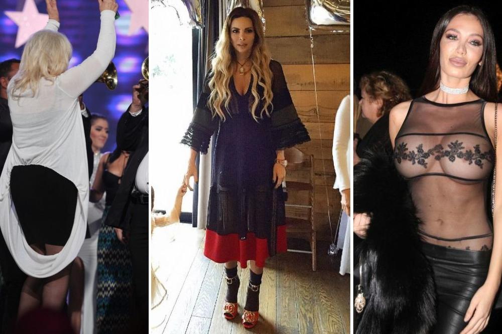 I KLOVNOVI BOLJE SLAŽU BOJE  A to je odeća? 10 najurnebesnijih modnih promašaja srpske estrade 2016! (FOTO)