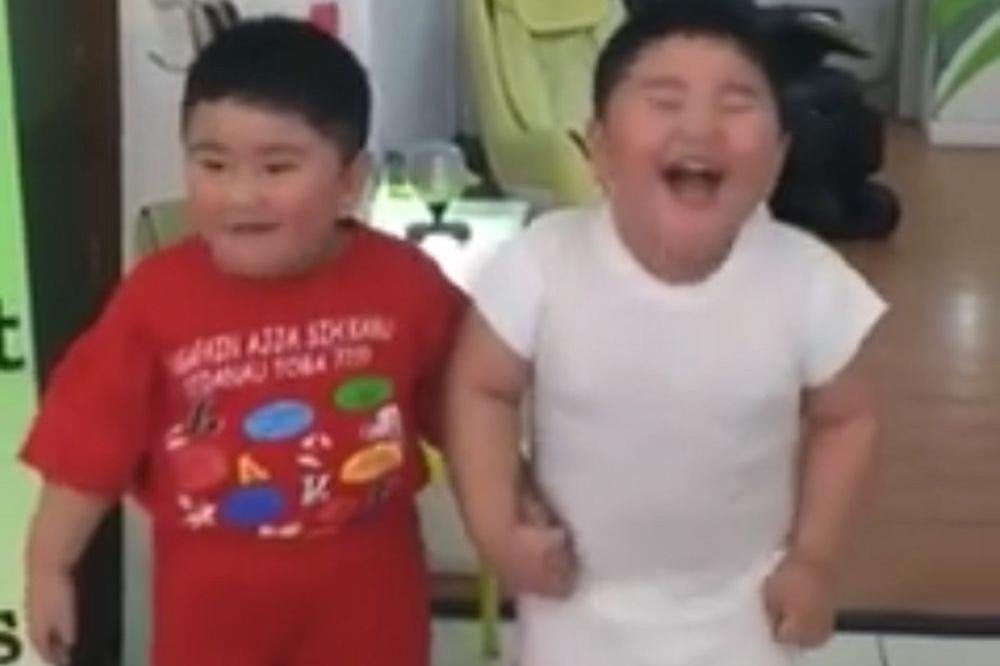 Snimak dva bucmasta klinca NASMEJAĆE VAS DO SUZA! (VIDEO)