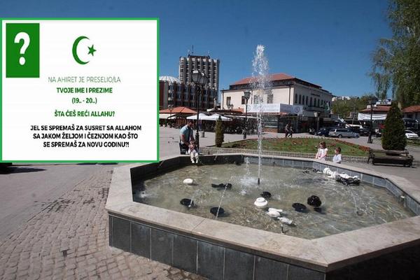 ŠOK U NOVOM PAZARU! Osvanule UMRLICE za one koji slave Novu godinu!