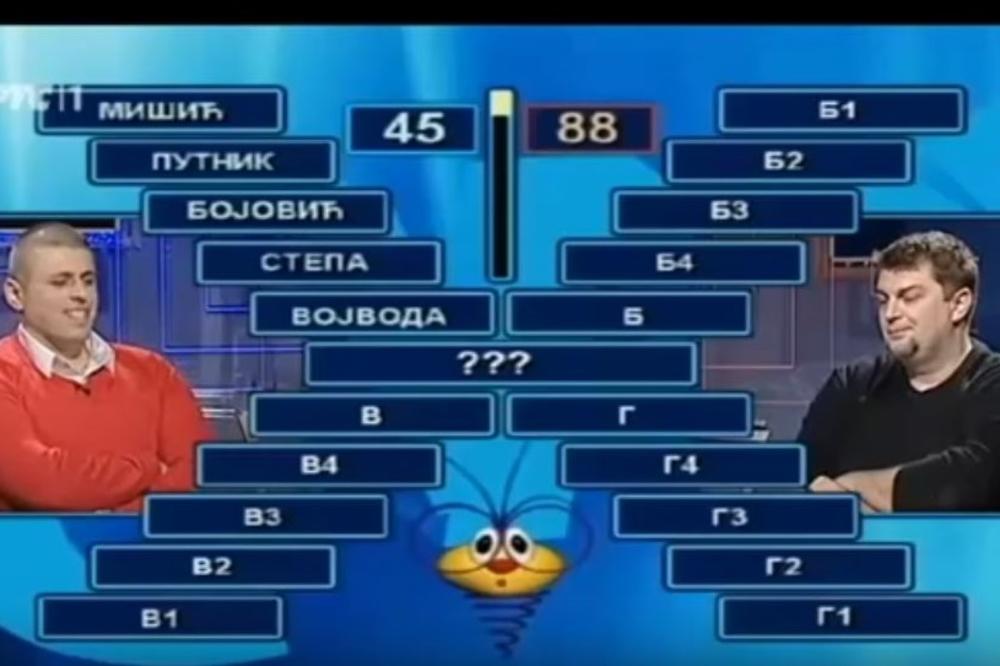 DA NIJE ŠEŠELJ? Poslednji hit iz SLAGALICE! Takmičar se ismejao i sam sebi, a nasmejao je i Srbiju! (VIDEO)