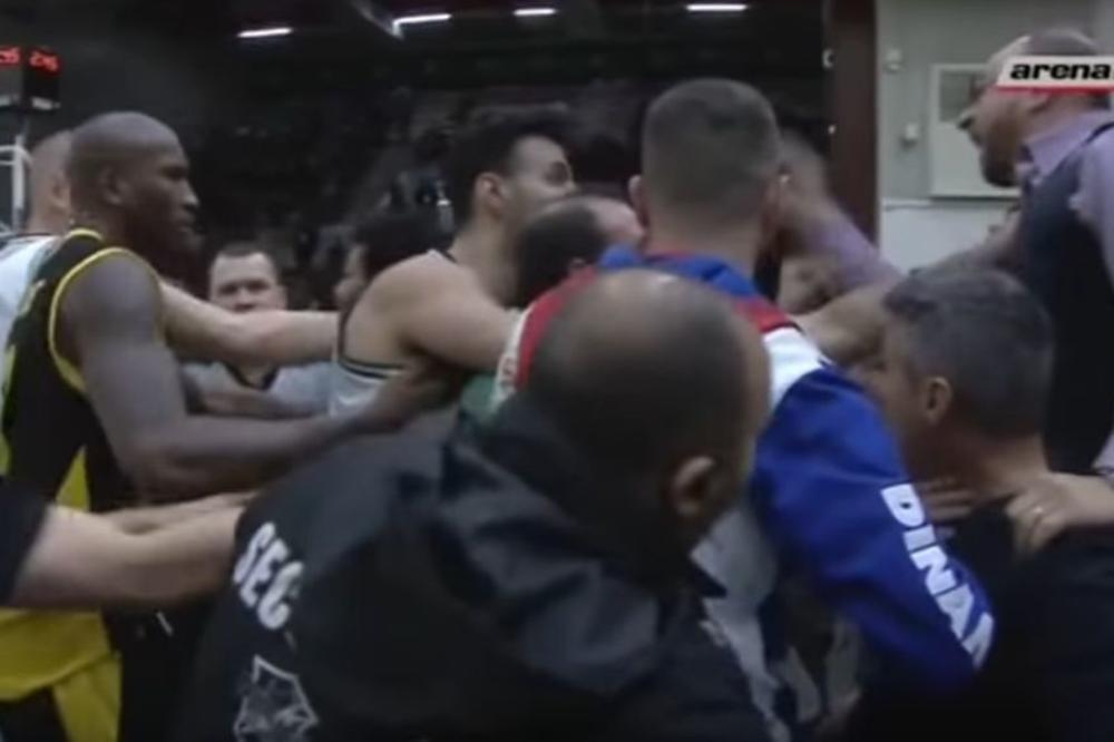 Navijači Dinama napali Hrvata na utakmici, policija sprečila opštu tuču! (VIDEO)