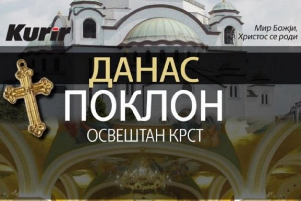 RASPRODAT SKORO CEO TIRAŽ KURIRA: Čitaoci širom Srbije dobili na poklon osveštani krstić!