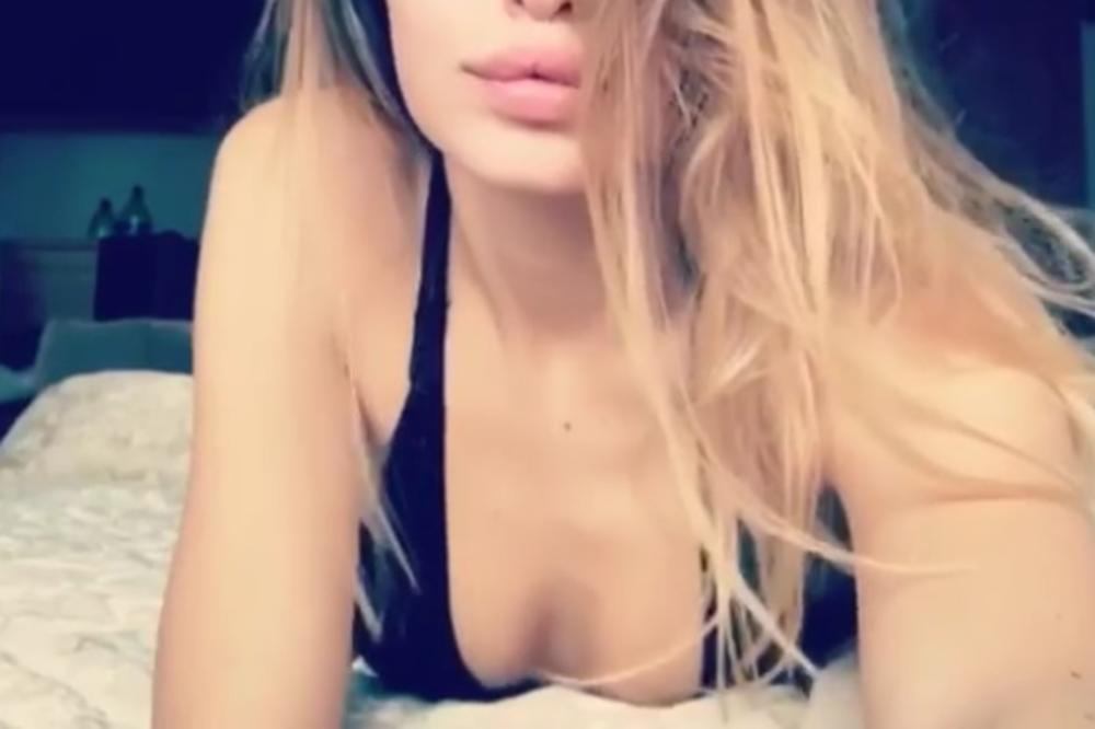 Veljkova DEVOJKA u seksi SNIMKU! Valja se u krevetu, grudi u prvom planu, a tek... (VIDEO)