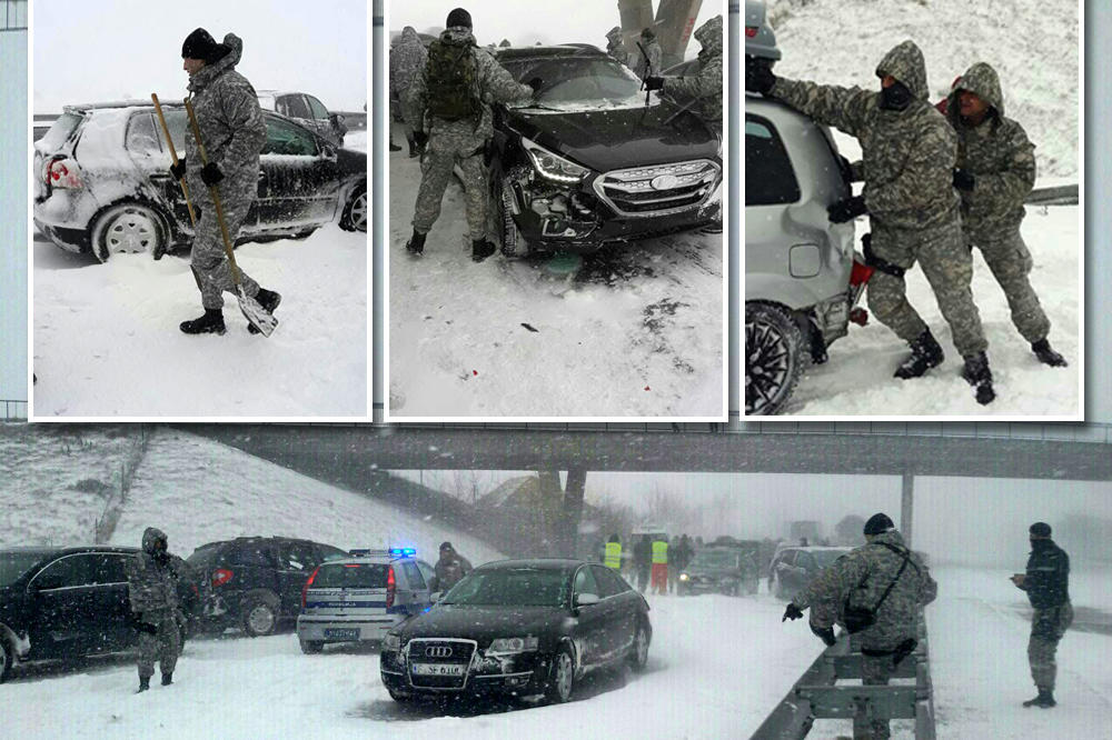 Pogledajte kako najhrabriji srpski policajci vade ljude iz smetova! (FOTO)