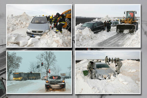 Napolju je minus 8, a kao da je minus 80! 10 videa LEDENE APOKALIPSE u Srbiji! (VIDEO)