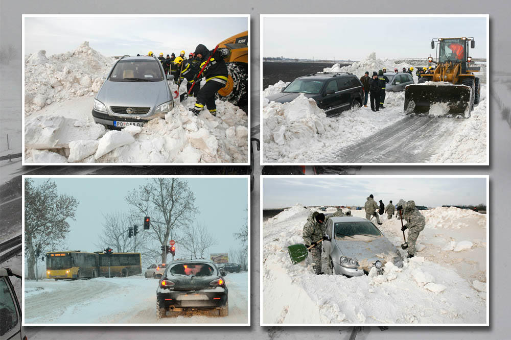Napolju je minus 8, a kao da je minus 80! 10 videa LEDENE APOKALIPSE u Srbiji! (VIDEO)