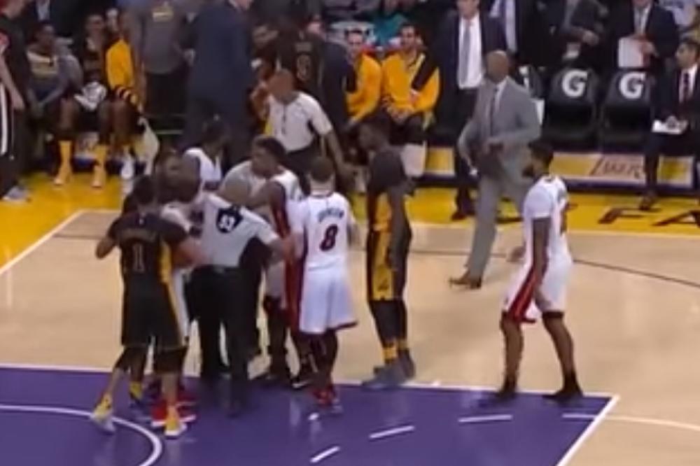 Ozbiljna tuča na utakmici NBA lige! Minesota tone sve dublje i dublje, a Bjelica... (VIDEO)