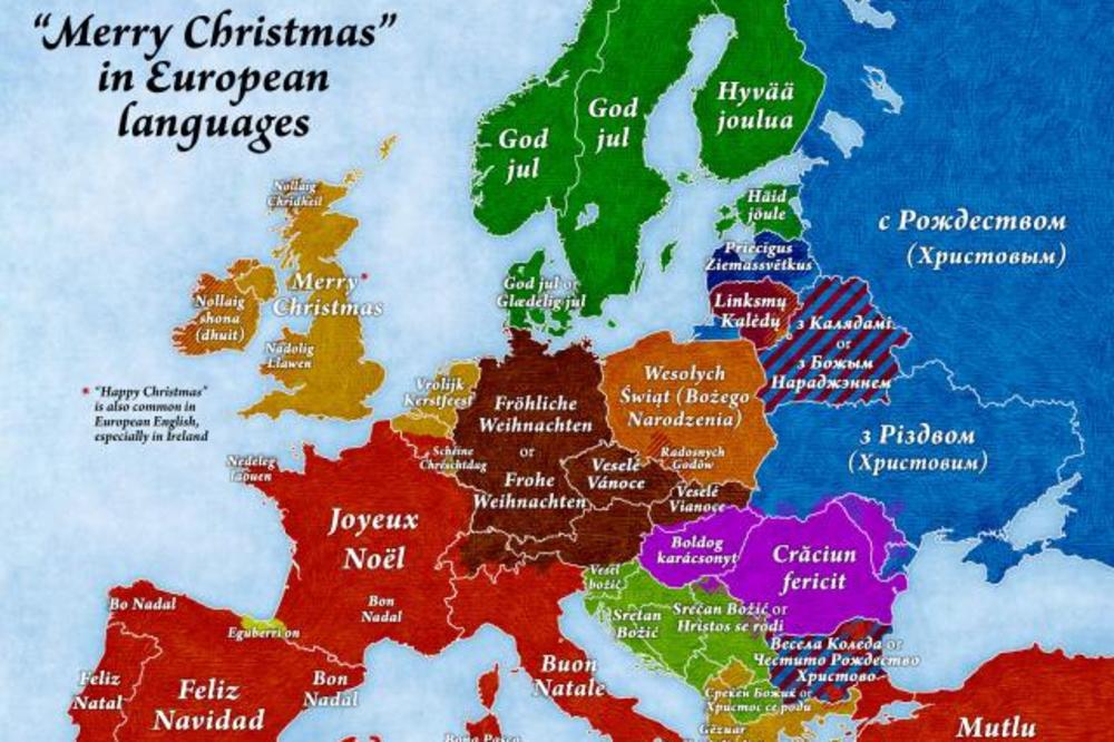 Znate li kako da čestitate Božić u različitim zemljama Evrope?