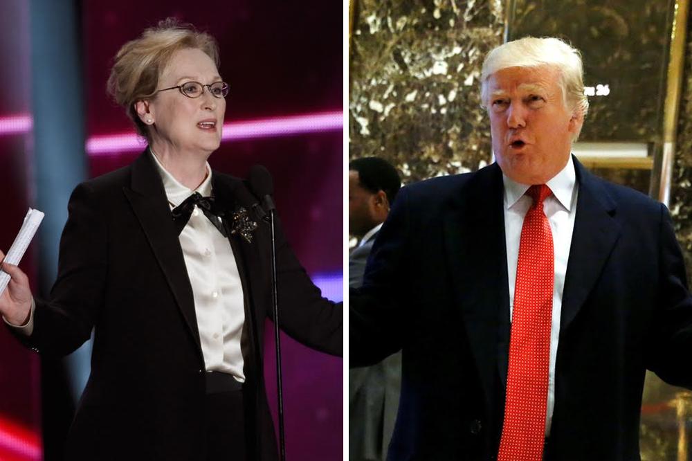 LAŽEŠ, MERIL, TI SI PRECENJENA GLUMICA: Žestok sukob Trampa i HOLIVUDSKE ZVEZDE!