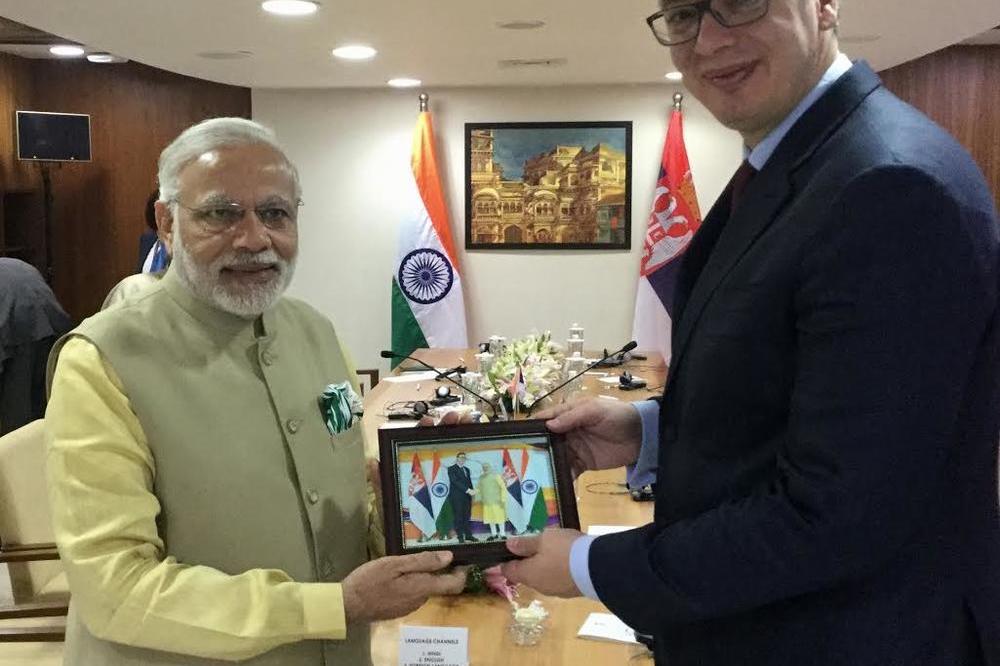 Vučić na svečanom otvaranju Mumbajske berze