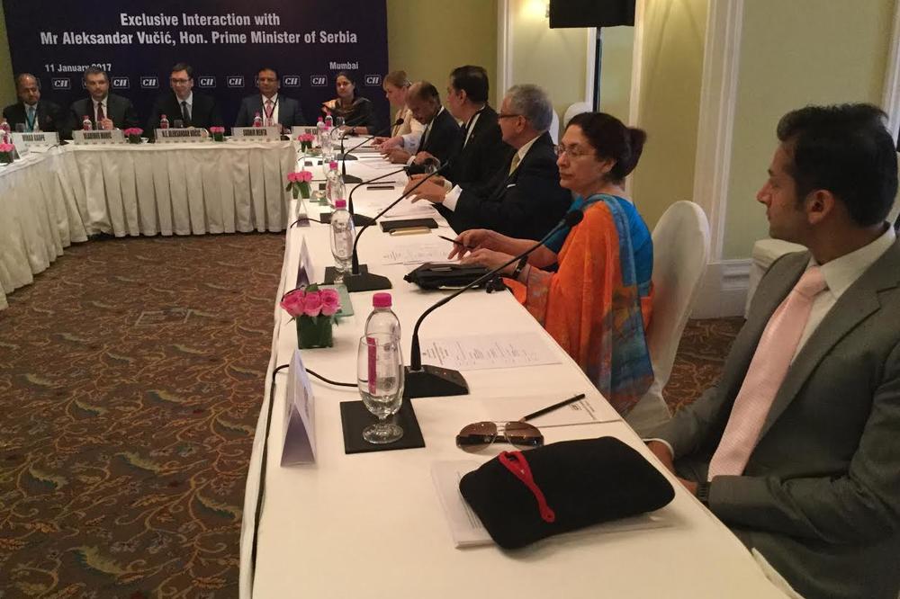 Vučić u Mumbaju: Srbija je interesantna destinacija za strane investitore