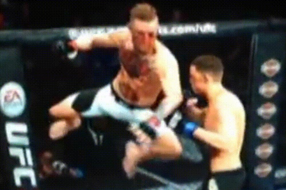 WIN DANA: Ono kada nokautiraš Konora MekGregora... (GIF)