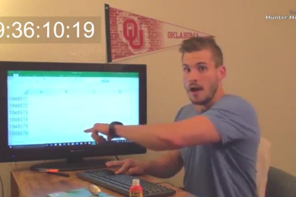 BRATE, ŠTA SI POKUŠAO? Držao prst na tastaturi devet sati! A razlog je... (VIDEO)