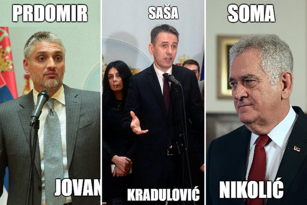 KRADULOVIĆ, BEZOBRAZOVIĆ I OSTALA BRATIJA: Kako bi srpski političari mogli da se zovu! (MEME)