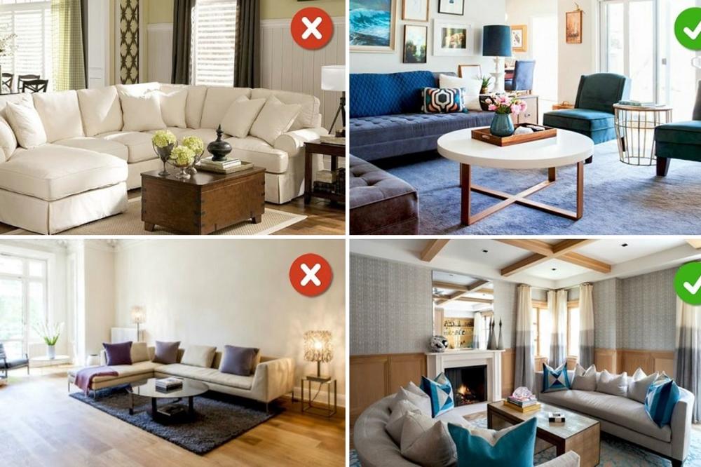 10 grešaka koje pravite u dizajnu dnevne sobe! (FOTO)