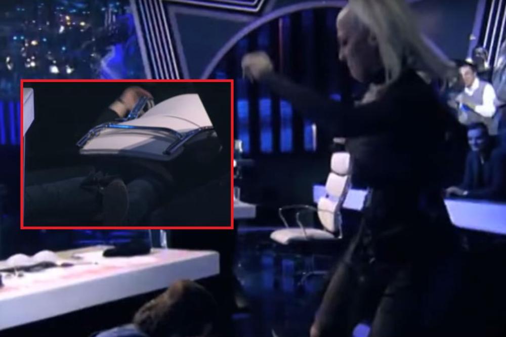 Publika u šoku! Lukas ležao na podu dok ga je Jelena Karleuša šutirala nasred scene! (VIDEO)