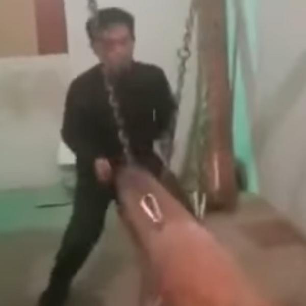 Ovom kung fu majstoru ni UDARAC BALVANOM PO MOŠNICAMA ne može ništa! (VIDEO)