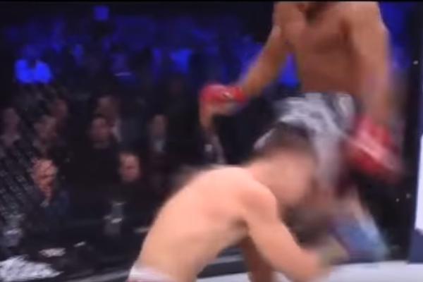 POMISLILI SU DA GA JE UBIO: Nokaut letećim kolenom direktno u glavu kakav se ne pamti! (VIDEO)