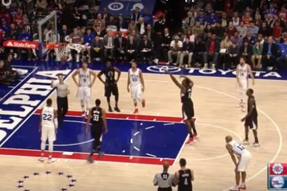 Zamislite kako je Deandre Džordan izveo slobodna bacanja, kada mu se i Noa smeje! (VIDEO)