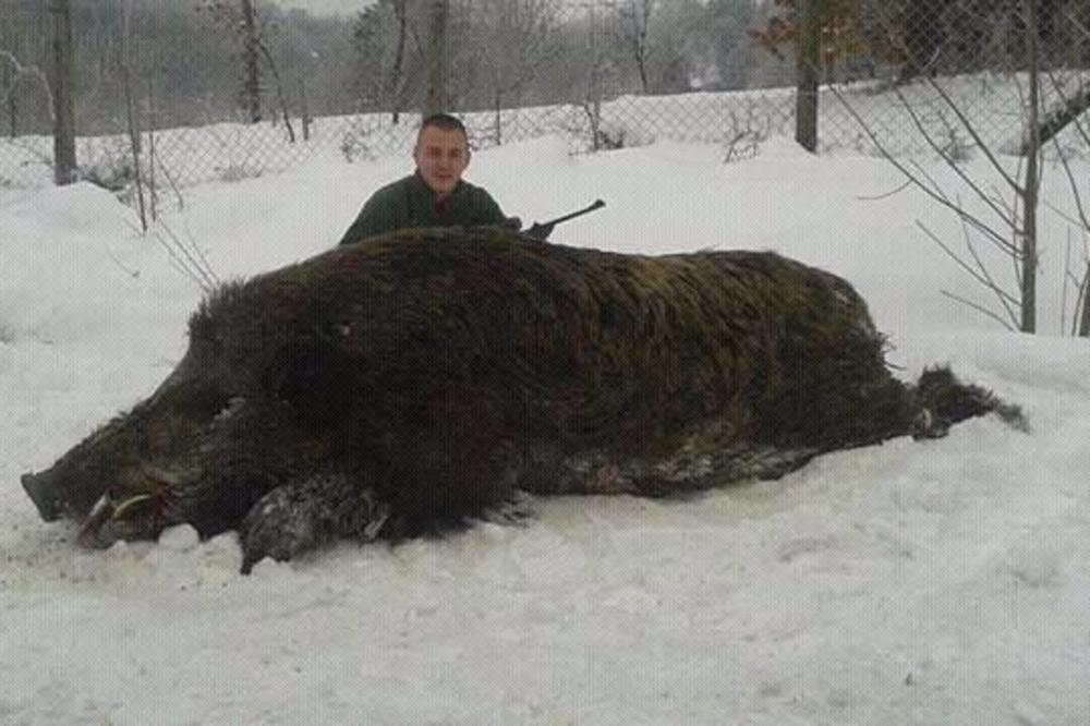 LESKOVAČKI LOVCI ULOVILI VEPRA OD 200 KG: Zbog ovih fotki ih prozivaju na internetu! (FOTO)