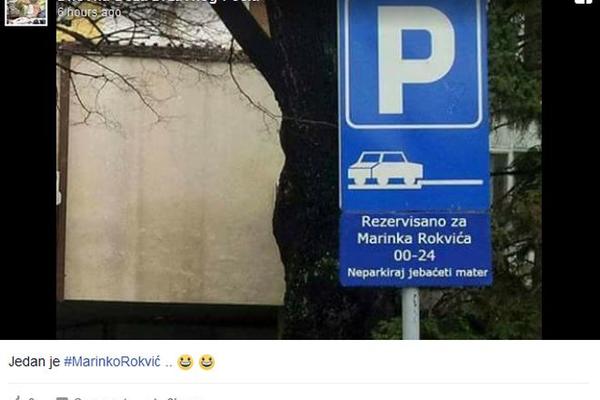 Ovo je moje mesto, parkir'o sam tu, ovo je neka žena, šamar'o sam nju! Urnebesno prozivanje Rokvića na društvenim mrežama