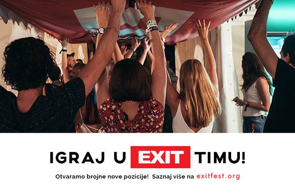 Komunikativni ste? Kreativni? Posvećeni? Možda baš vi zaigrate na jednoj od 29 pozicija u novom Exit timu!