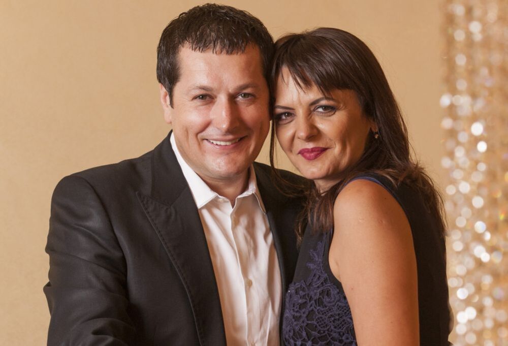 Aco Pejović sa suprugom  