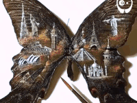 Čovek koji pravi minijaturna remek dela, rešio je da oslika Istanbul na pramenu kose! (VIDEO)