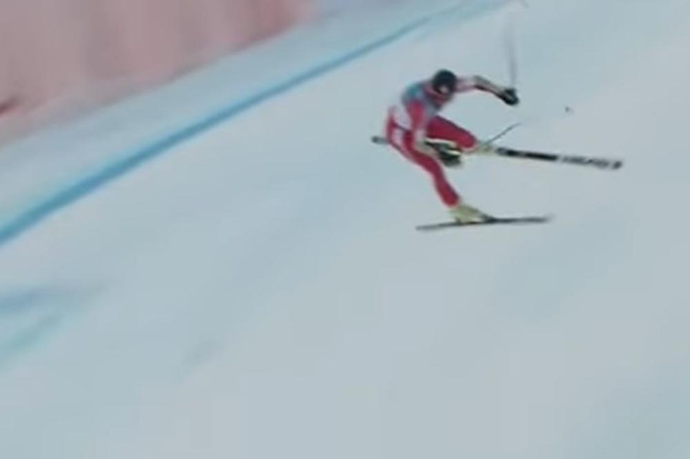 RIZIK KOJI NOSI SKIJANJE: Pao pri ogromnoj brzini, jedva ostao živ! (VIDEO)