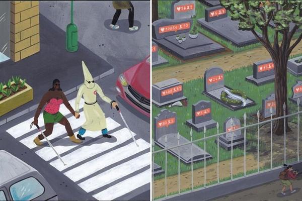 OVO JE SVET U KOME ŽIVIMO! Zastrašujuće ilustracije društva zbog kojih je svet zanemeo! (FOTO)