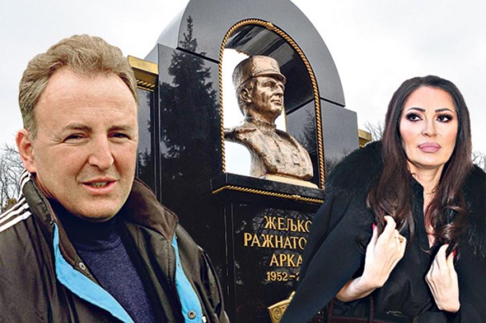 MISTERIJA NA ARKANOVOM GROBU! Nepoznata žena ostavila  pismo u vazi sa cvećem: Ceca bi dala svoj život za tebe, to znam!