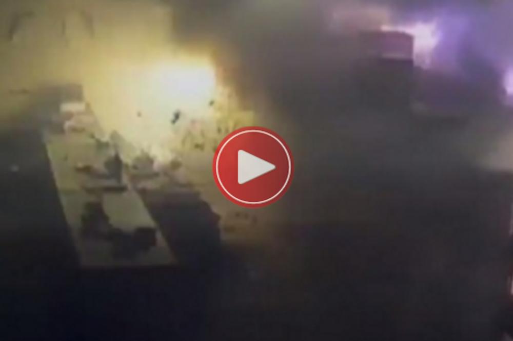 Mrtav pijan ISPALJIVAO VATROMET u prodavnicu PUNU ESKPLOZIVNIH NAPRAVA! (VIDEO) (BUM)